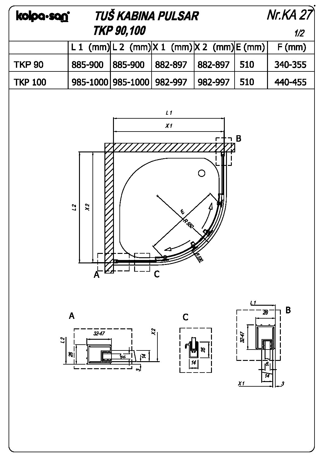 Alternative view of PULSAR TKP 100 X 100