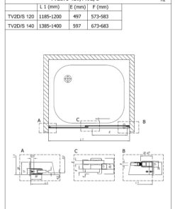Alternative view of MONTES TV2D 120, 140 LEVA